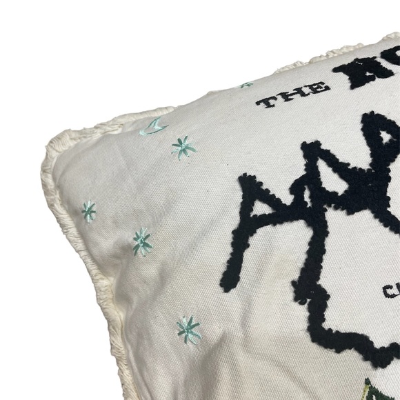 LAST ONE NWT Hammond North Pole Cotton Christmas Accent Throw Pillow (1) 18 x 18 - Picture 6 of 8